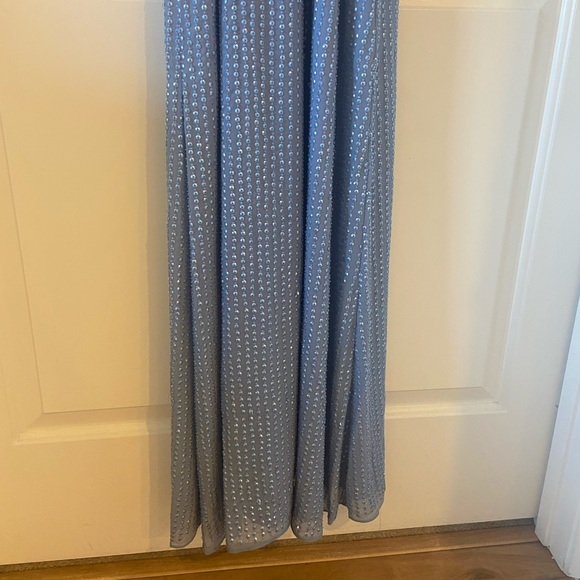 Parker Black Revolve Long Gown Dress Marceline Sequin Dress in Blue Size Medium - Picture 6 of 9